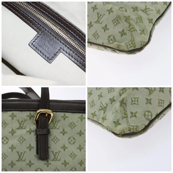 LOUIS VUITTON Monogram Mini Françoise Tote Bag 2way Khaki - Picture 12 of 15